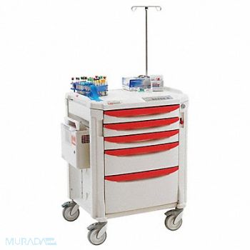 METRO IV Therapy Cart 38-1/2Hx32 1/4Wx22 3/8D, 6NXJ2