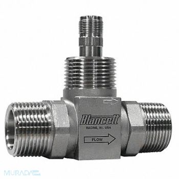 BLANCETT Flowmeter Turbine 180 GPM 2 In MNPT, 6NZT8