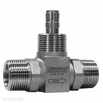 BLANCETT Flowmeter Turbine 400 GPM 2 In FNPT, 6NZT9