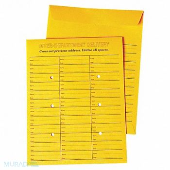 UNIVERSAL ONE Interoffice Envelopes 13 H 10 W PK100, 6PDR1