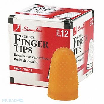 SWINGLINE Rubber Finger Tips Size 13 Large PK12, 6PDR5