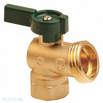 GRAINGER APPROVED Boiler Drain Valve Quarter Turn 3/4 In, 6PEA3