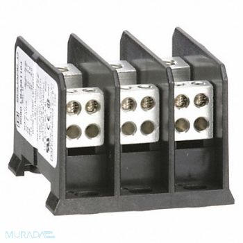 SQUARE D Mintr Distr Block Al/Cu 600V AC/DC, 6PGF8
