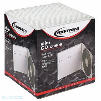 INNOVERA CD/DVD Slim Case Clear PK25, 6PKL0