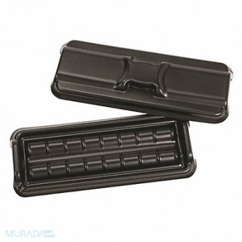 HEATHROW SCIENTIFIC Slide Staining Tray Disposable Black, 6PTJ1