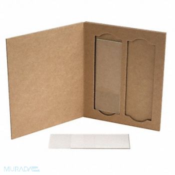 HEATHROW SCIENTIFIC Lab Slide Mailer Kraft Double Wall PK36, 6PTJ3