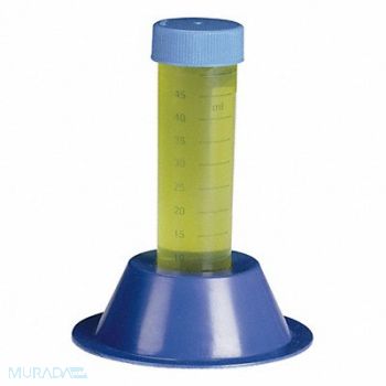 HEATHROW SCIENTIFIC Rack 1-Well Polystrene Blue PK5, 6PTK5