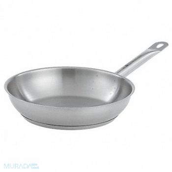 VOLLRATH Stainless Steel Fry Pan 12-1/2 in Dia, 6PTZ4