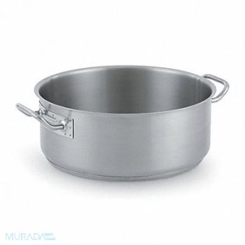 VOLLRATH Stainless Steel Brazier 14 Qt., 6PVA7