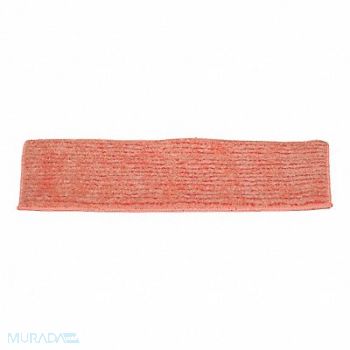 TOUGH GUY Mop Pad Orange Microfiber, 6PVU1