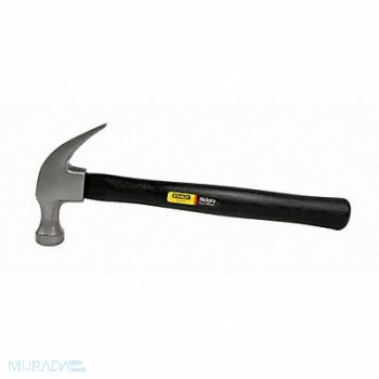 STANLEY Curved Claw Hammer Hickory 13 Oz, 6R253
