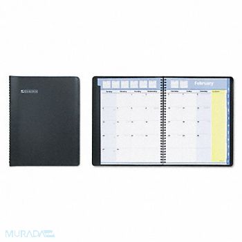 AT-A-GLANCE Planner Monthly 8-1/4 x 10-7/8in Black, 6RMJ7