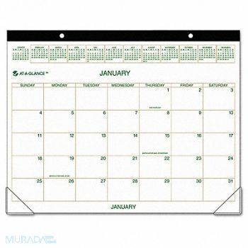 AT-A-GLANCE Desk/Wall Calendar Monthly 22 x 17 In, 6RML4