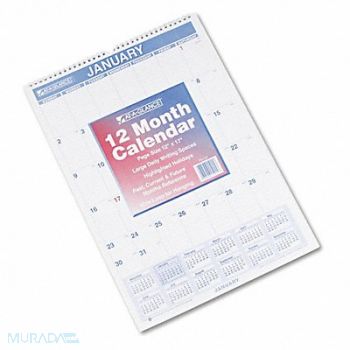 AT-A-GLANCE Wall Calendar Monthly 12 x 17 In, 6RMP6