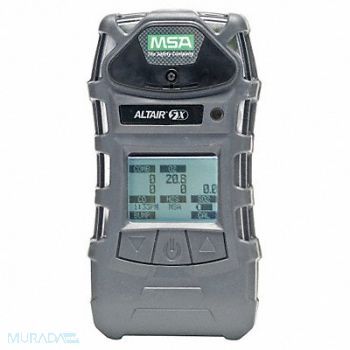 MSA Multi-Gas Detector 4 Gas -4 to 122F LCD, 6RPZ6