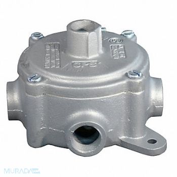 APPLETON ELECTRIC Conduit Outlet Body Iron Trd Sz 3/4in, 6RUV0