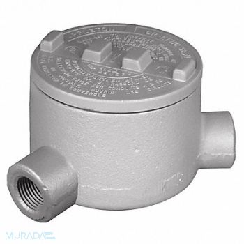 APPLETON ELECTRIC Conduit Outlet Body Iron Trd Sz 1in, 6RVF2