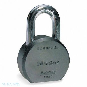 MASTER LOCK Keyed Padlock 7/8 in Rectangle Silver, 3KJK4