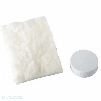 JOHNS MANVILLE Fitting Cover End Cap 4-1/2 In Max White, 6TEG8