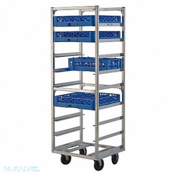NEW AGE Mobile Cup/Glass Rack Cart, 6TJF1