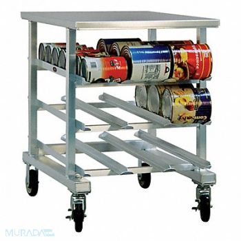 NEW AGE Can Rack SS Top 25W x 35D x 35 in H, 6TJG3