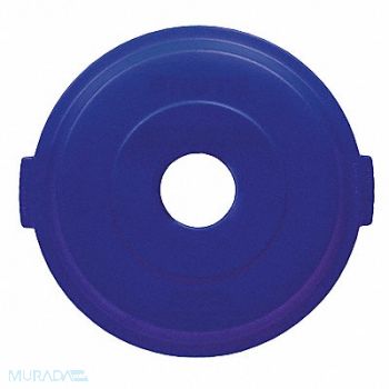 RUBBERMAID COMMERCIAL PRODUCTS Bottle/Can Recycling Top HDPE Blue, 6TUA9