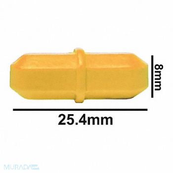 SP SCIENCEWARE STIR BAR PTFE OCTAGON YELLOW 1X5/16, 6TVP2