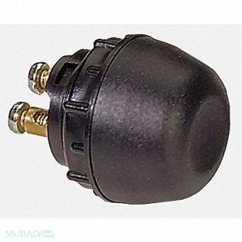 BATTERY DOCTOR Momentary Push-on Button Switch Black, 6TXE5