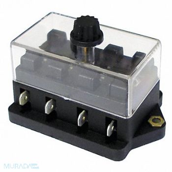 BATTERY DOCTOR Fuse Block Black Slip On, 6TXE8