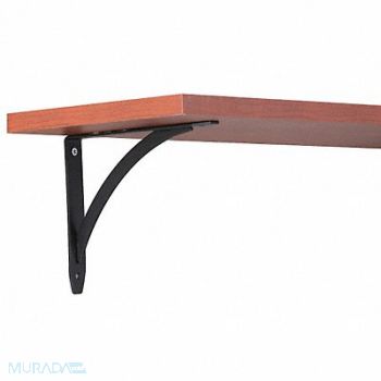 JOHN STERLING Shelf Bracket Black 7-1/4 L x 9-3/4 H, 6UDH0