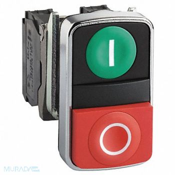 SCHNEIDER ELECTRIC Non-Illum Multi Push Contact I/O Plastic, 6UDN0