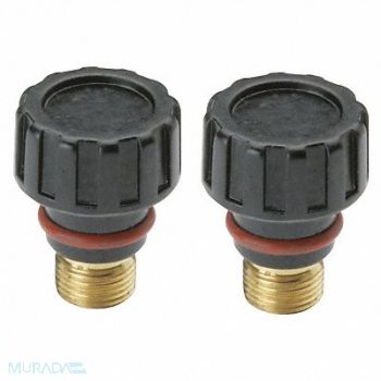 MILLER ELECTRIC WELDCRAFT TIG Welding Short Back Cap PK2, 6UHG5