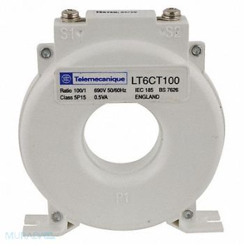 SCHNEIDER ELECTRIC Solid Core Current Transformer 100 Amp, 6UKV6