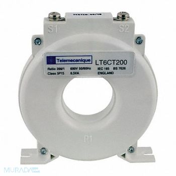 SCHNEIDER ELECTRIC Solid Core Current Transformer 200 Amp, 6UKV7