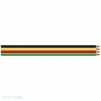 SOUTHWIRE Flat Submersible Pump Cbl 12AWG 500ft, 6UTA5