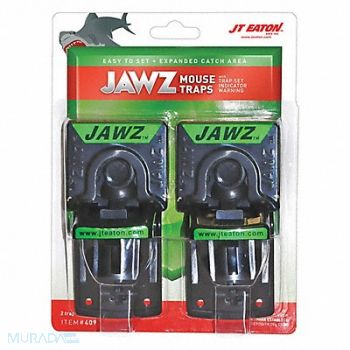 JT EATON Mouse Trap 4 1/2 L x 2 1/2 W PK2, 6VEZ6