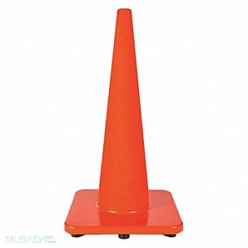 GRAINGER APPROVED Traffic Cone PVC 28 in H Orange, 6VKH0