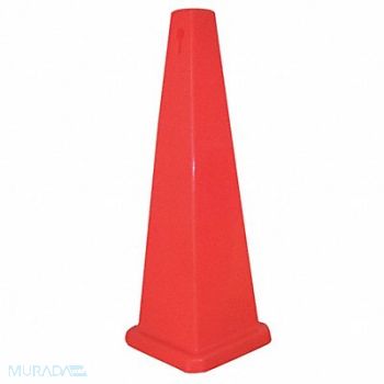 TOUGH GUY Traffic Cone Orange Polypropylene 26in H, 6VKP9