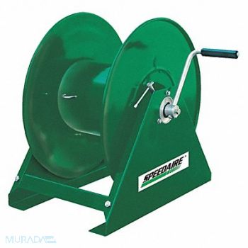 SPEEDAIRE Hand Crank Hose Reel Green 3000 psi, 6WA77
