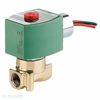 REDHAT Solenoid Valve Brass NC Air Inert Gas, 6WTN8