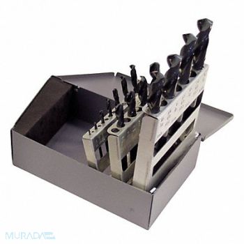 CHICAGO-LATROBE Screw Machine Drill Bit Set 15pc HSS, 6WUE2
