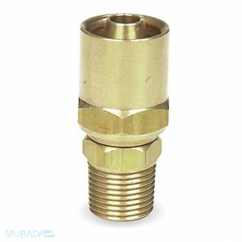 SPEEDAIRE Hydraulic Hose Fitting Brass 3/8 (M)NPT, 6X424