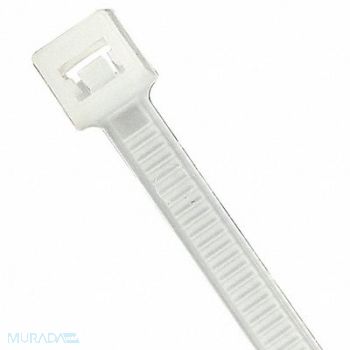 POWER FIRST Cable Tie 7.9 in Natural PK100, 36J149