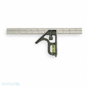 JOHNSON Combination Square 12 In Zinc Head, 6X996