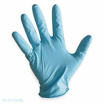 ABILITY ONE Disposable Gloves Nitrile M Blue PK100, 6XE57