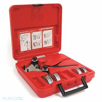 ROTHENBERGER Tube Bender Set Ratchet 1/4 to 1/2, 6XGA9