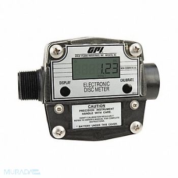 FLOMEC Flowmeter Nutating Disc 1 FNPT Inlet, 6XGP0