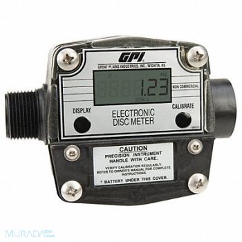 FLOMEC Flowmeter Nutating Disc PTB 1 FNPT, 6XGP1