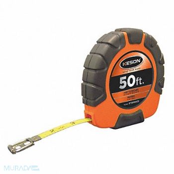 KESON Long Tape Measure 3/8Inx50 ft/15m Orange, 6XGR4