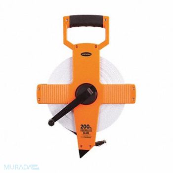 KESON Tape Measure 1/2 In x 200 ft/60m Orange, 6XGT4